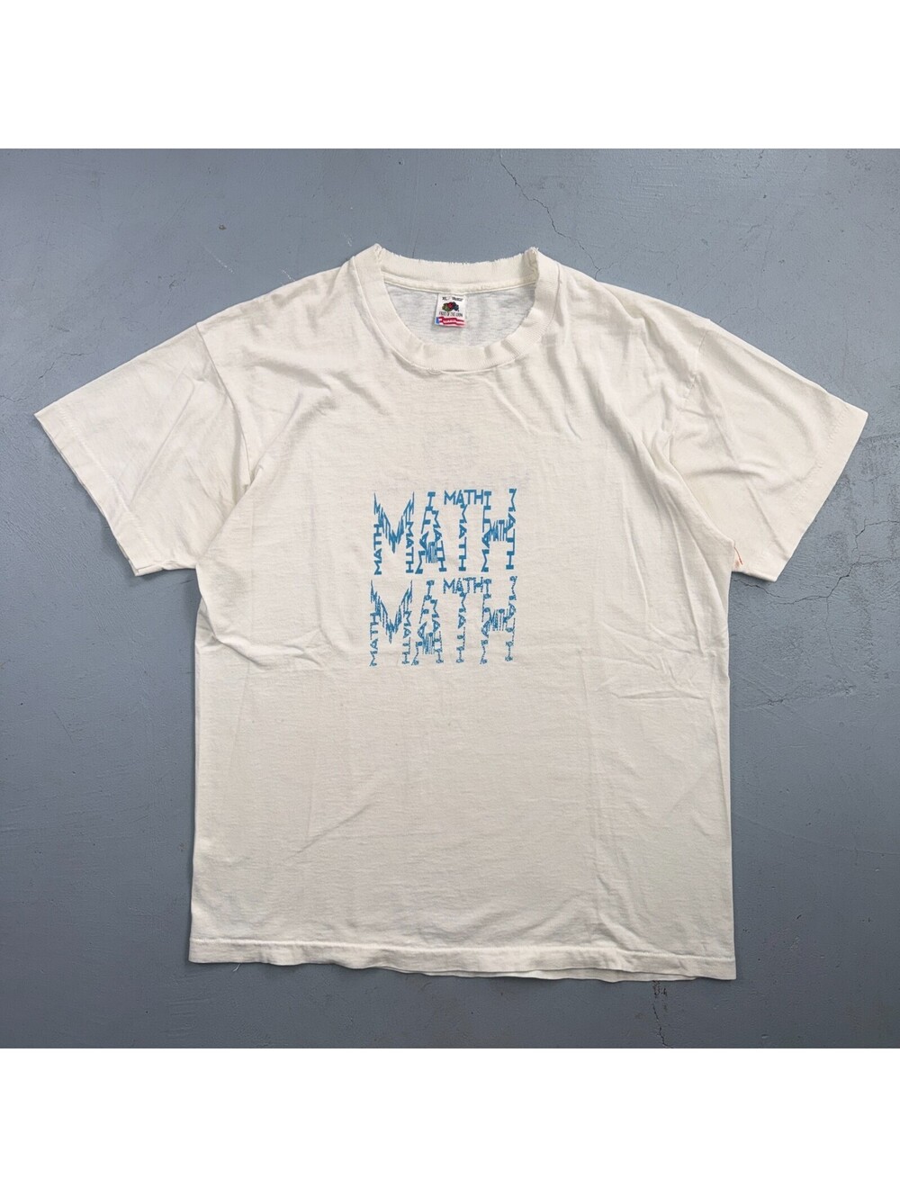 Math Graphic 90s VTG T Shirt Mathematician College University Single Stitch XL